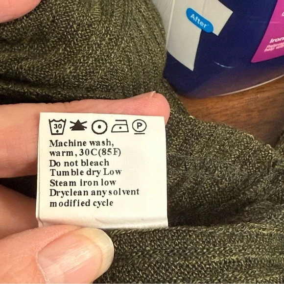 Timber Brooke Olive Ribbed Long Sleeve Henley Top Women’s S Fall Casual - Picture 6 of 7